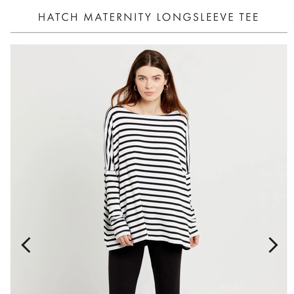 Hatch striped shirt. As styled by Natalie Borton. Brand new with tag on!